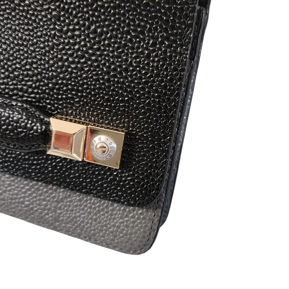 HENRI BENDEL CARLISLE Clutch/Wallet Two Tone (can add chain for crossbody) - Picture 4 of 14